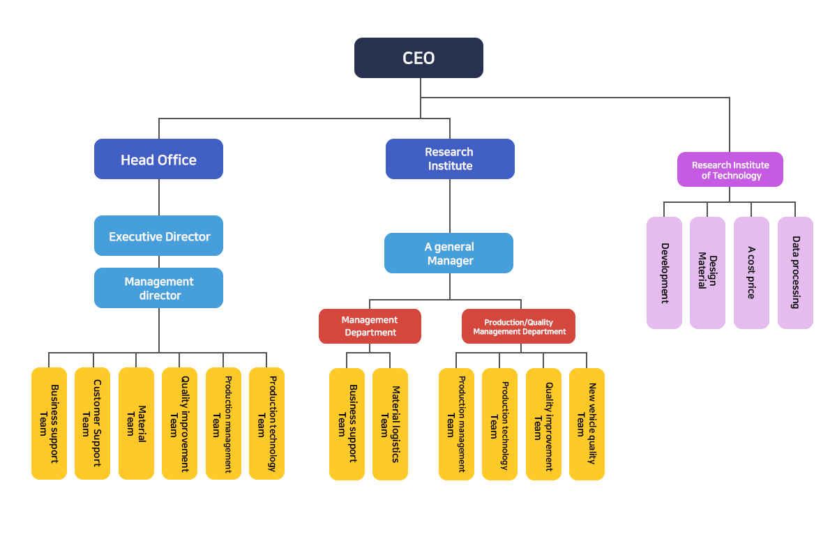 Company Organizational Chart Ceo